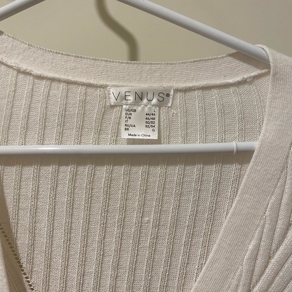 Cream coloured knit duster sweater - Picture 4 of 4